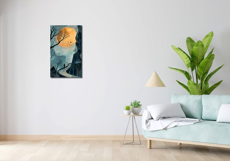 Obraz 40x70cm Tajemnica Drogi bez Celu zdjęcie 2