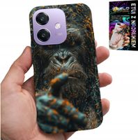 ETUI DO OPPO A40 / A40M - MAŁPA, MAŁPKA, GORYL, ZWIERZĘTA + SZKŁO