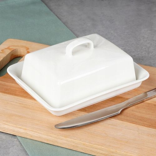 Maselniczka CERAMICZNA pojemnik kuchenny do przechowywania masła na na Arena.pl