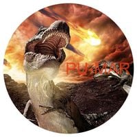 Opłatek na tort Urodziny Dinozaur Dinozaury Drapieżnik Postać Tekst Gratis