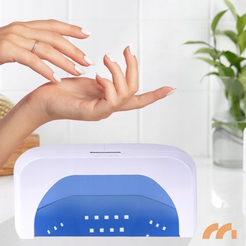 LAMPA DO PAZNOKCI UV DUAL LED DO HYBRYD ŻELI MANICURE PEDICURE 268W LUSTRO na Arena.pl