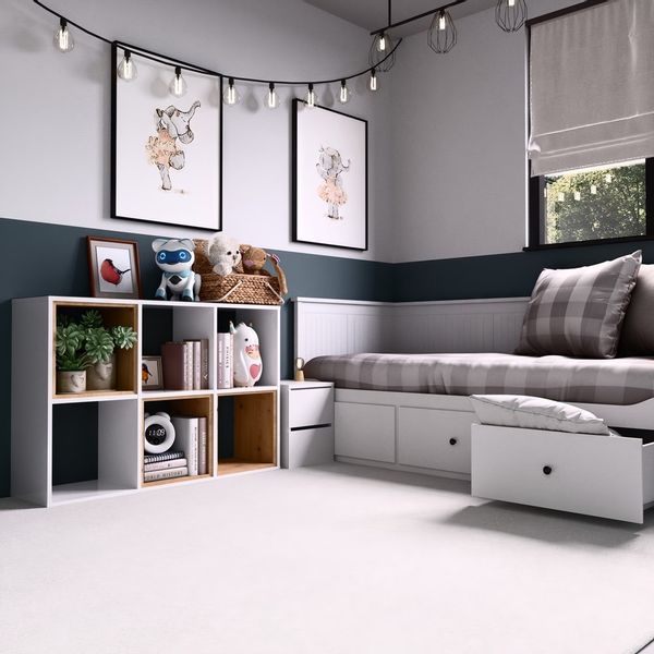 REGAŁ MALAX 2X3 BIEL zdjęcie 3