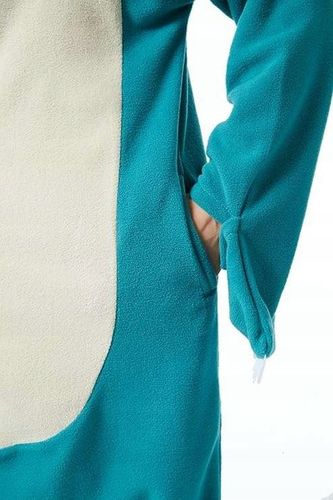 KOSTIUM PIŻAMA Z UŚMIECHEM KOMBINEZON Z KAPTUREM AKSAMITNA ZIELONA r L na Arena.pl