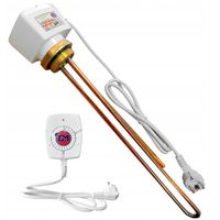 GRZAŁKA DO BOJLERA GALMET 5/4" 2000W Z TERMOSTATEM 2kW DN32 MIEDZIANA 230V