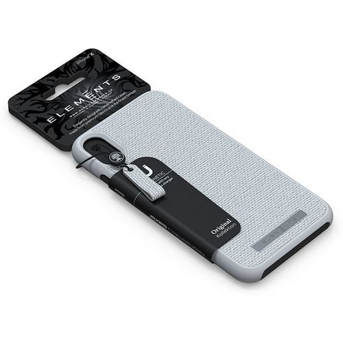 Nordic Elements Original Idun - Materiałowe etui iPhone Xs Max (Light Grey) na Arena.pl