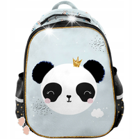 TORNISTER SZKOLNY PLECAK DLA DZIEWCZYNKI PANDA + S