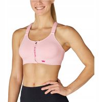 BIUSTONOSZ SPORTOWY SHEFIT RÓŻOWY ĆWICZENIA FITNESS SIŁOWNIA TRENING R.5XL