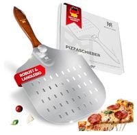 Łopatka do pizzy aluminiowa Multira 35,5 cm x 30 cm z drewnianym uchwytem
