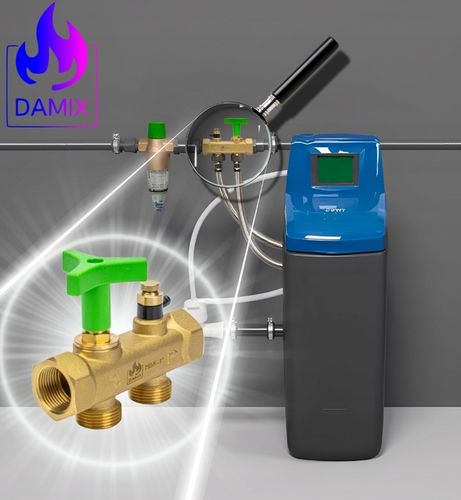 ZAWÓR PRZYŁĄCZE DO ZMIĘKCZACZA WODY BYPASS FI 1" GW CAL MULTIBLOCK SOLIDNY na Arena.pl