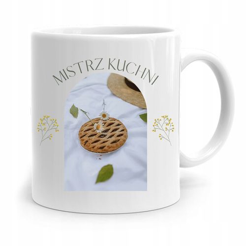 Kubek Prezent Dla Kucharza Kucharki Mistrz Kuchni Z Nadrukiem Ze Zdjęciem na Arena.pl