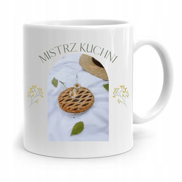 Kubek Prezent Dla Kucharza Kucharki Mistrz Kuchni Z Nadrukiem Ze Zdjęciem zdjęcie 1
