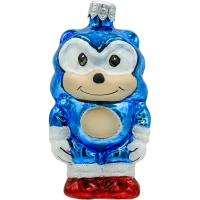 Bombka choinkowa szklana: Sonik Błyskawica