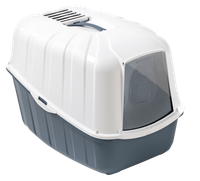 Kuweta zamknieta dla kota KOMODA DARK BLUE 54x39x40cm