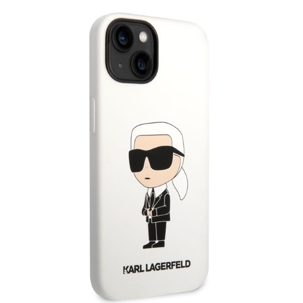 Etui Karl Lagerfeld do iPhone 15 Plus, iPhone 14 Plus, Biały zdjęcie 4