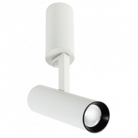 Spot LAMPA sufitowa BOCCA SLC74055/18W 4000K WH+BL Italux metalowa OPRAWA LED 18W regulowana tuba biała