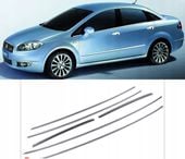 FIAT LINEA - Listwy CHROM OKIENNE BOCZNE DRZWI
