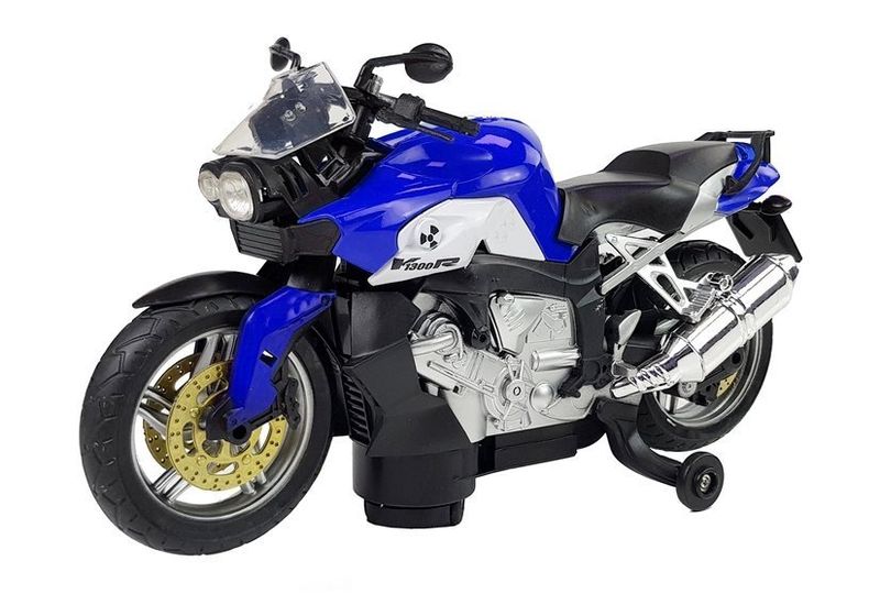 Motocykl na Baterie Niebieski zdjęcie 2
