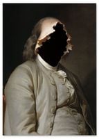 Plakat cyfrowy do wydruku rozerwany portret