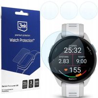 3x Szkło Hybrydowe Ochronne 3mk Watch Protection do Garmin Forerunner 165