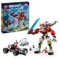 LEGO DREAMZzz 71497 Tygrysi mech Coopera i hot rod Zero