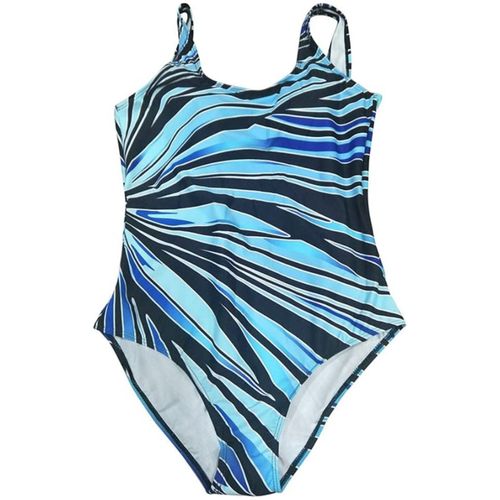 STRÓJ KĄPIELOWY JEDNOCZĘŚCIOWY KOSTIUM DAMSKI MODELUJĄCY PLUS SIZE PASKI XL na Arena.pl