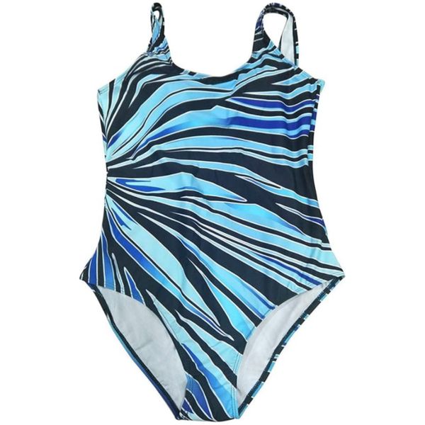 STRÓJ KĄPIELOWY JEDNOCZĘŚCIOWY KOSTIUM DAMSKI MODELUJĄCY PLUS SIZE PASKI XL zdjęcie 4