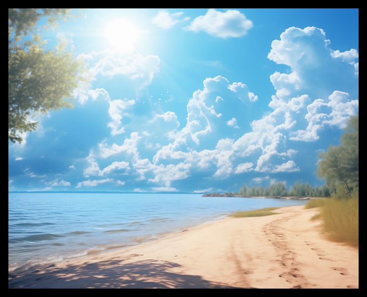 Plakat 50x40cm Letni Dzień zdjęcie 2