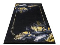 Dywan BLACK and GOLD 01 160 x 220 cm czarny