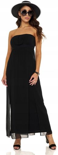 KAPELUSZ CZARNY SŁOMIANY SŁOMKOWY na lato EKO SŁOMKA z kokardą elegancki na Arena.pl