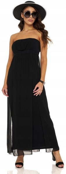 KAPELUSZ CZARNY SŁOMIANY SŁOMKOWY na lato EKO SŁOMKA z kokardą elegancki zdjęcie 4