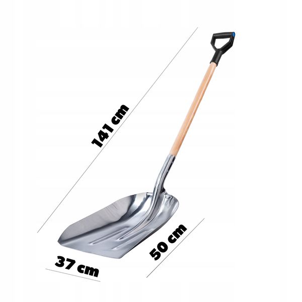 Łopata Do Ziarna Piasku Popiołu Aluminiowa Szufla zdjęcie 3