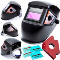 MASKA SPAWALNICZA PRZYŁBICA SAMOŚCIEMNIAJĄCA + FILTRY + KĄTOWNIK