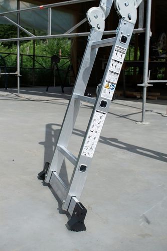 Drabina aluminiowa składana przegubowa wielofunkcyjna 4x3 + podest na Arena.pl