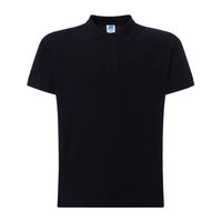 Męskie Polo z dowolnym nadrukiem DTF - kolor czarny XS