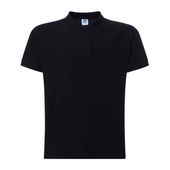 Męskie Polo z dowolnym nadrukiem DTF - kolor czarny S