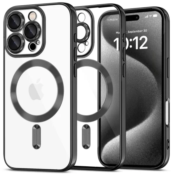 Etui Tech-Protect MagFlex MagSafe na iPhone 16 Pro - czarne zdjęcie 1