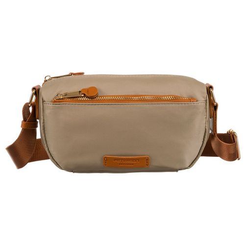 listonoszka damska w odcieniu khaki z kieszonką zewnętrzną wykonana na Arena.pl