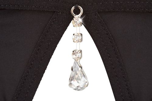 rhinestone shelf bra set 80c/m na Arena.pl