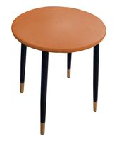 Taboret TRIX AL8 olcha orange podstawa czarna/złota