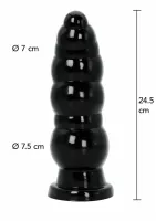 hidden desire extreme buttplug balls 24,5 cm - model xxl, czarny