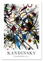 Plakat cyfrowy do wydruku kandinsky