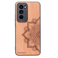 Drewniane Etui Bewood do Oppo Reno 12 Pro 5G MANDALA JABŁOŃ