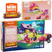 Marioinex klocki WAFFLE mini FARMER - Urocze ranczo, 112 elementów
