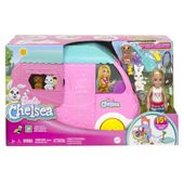 Barbie Chelsea kamper + laleczka Chelsea HNH90