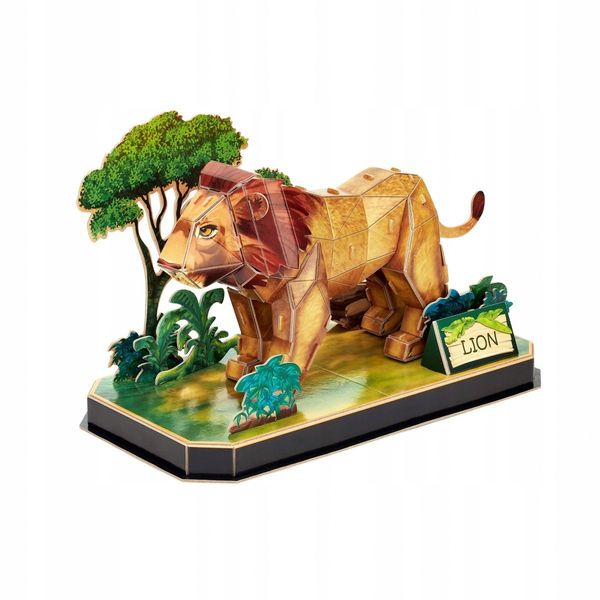 Puzzle 3D Zwierzęta Lew 8561 zdjęcie 3