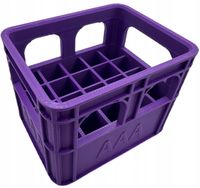 ORGANIZER NA BATERIE AAA KOSZYK POJEMNIK OPAKOWANIE ETUI FIOLETOWY