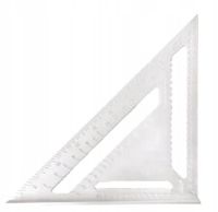 KĄTOWNIK ZE STOPKĄ STOLARSKI CIESIELSKI UNIWERSALNY ALUMINIOWY 300 X 4,4 MM