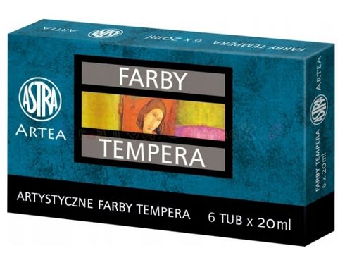 FARBY TEMPERA 6KOL./20ML. 83419901 na Arena.pl