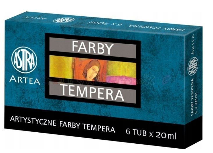 FARBY TEMPERA 6KOL./20ML. 83419901 zdjęcie 1