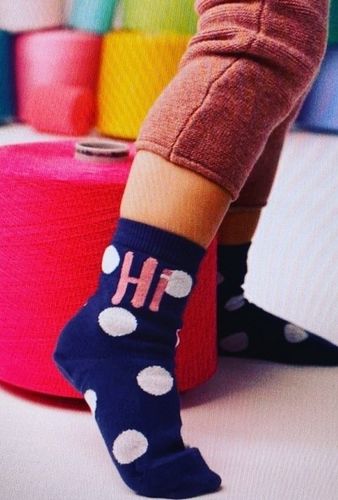 SKARPETKI WZOROWANE 0-2 LATA 18-20 wzór - dziewczynka na Arena.pl